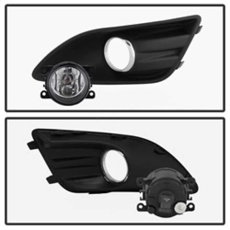 Spyder Ford C-Max 2013-2015 OEM Fog Light W/Universal Switch- Clear FL-FCMAX2013-C SPYDER