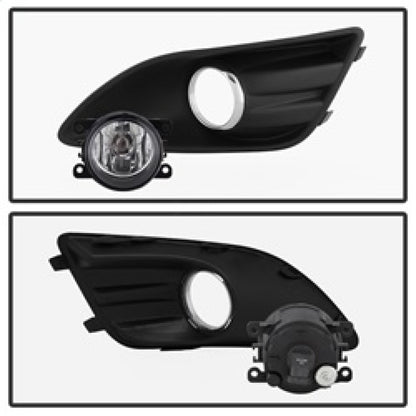 Spyder Ford C-Max 2013-2015 OEM Fog Light W/Universal Switch- Clear FL-FCMAX2013-C SPYDER
