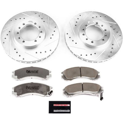 Power Stop 91-96 Mitsubishi Montero Front Z26 Street Warrior Brake Kit PowerStop