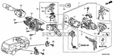 Load image into Gallery viewer, Genuine OEM Honda Key Case Bottom C (35114-SZA-A21) x1