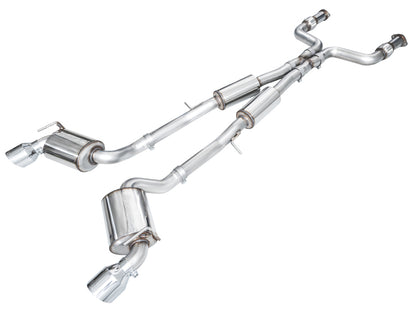 AWE 2023 Nissan Z RZ34 RWD Touring Edition Catback Exhaust System w/ Chrome Silver Tips AWE Tuning