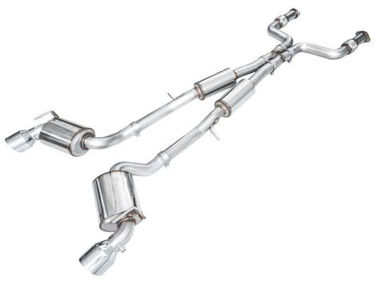 AWE 2023 Nissan Z RZ34 RWD Touring Edition Catback Exhaust System w/ Chrome Silver Tips AWE Tuning