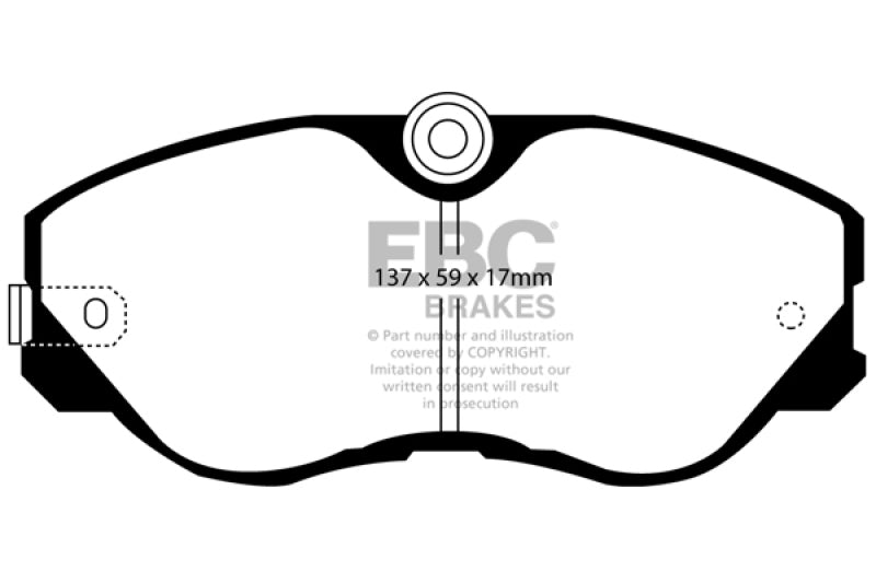 EBC RedStuff Front Brake Pads - DP3736C EBC