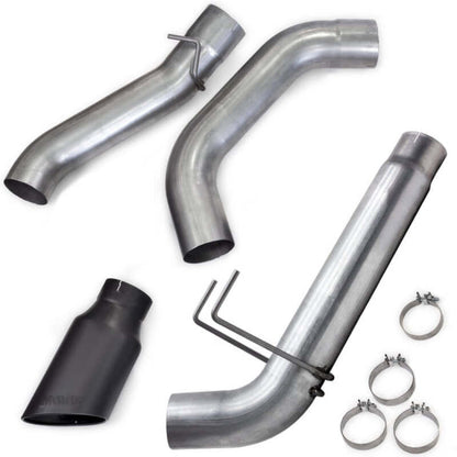 Banks Power 19-23 Dodge RAM Monster Exhaust 5.0in Single 6.7L MCSB DRW w/ SideKick Black Tip Banks Power