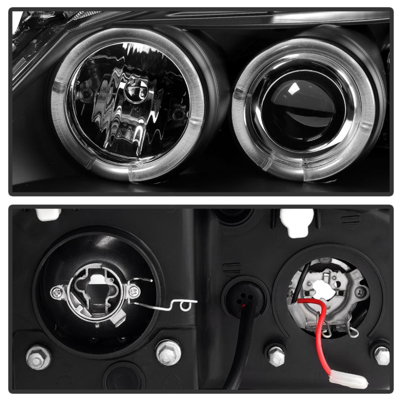 Spyder Pontiac G6 2/4DR 05-08 Projector Headlights LED Halo LED Blk PRO-YD-PG605-HL-BK SPYDER