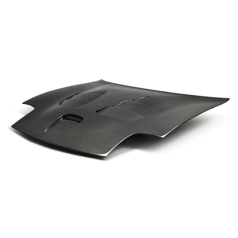 Seibon ST-style carbon fiber hood for 1993-2002 Mazda RX-7 - HD9396MZRX7-ST