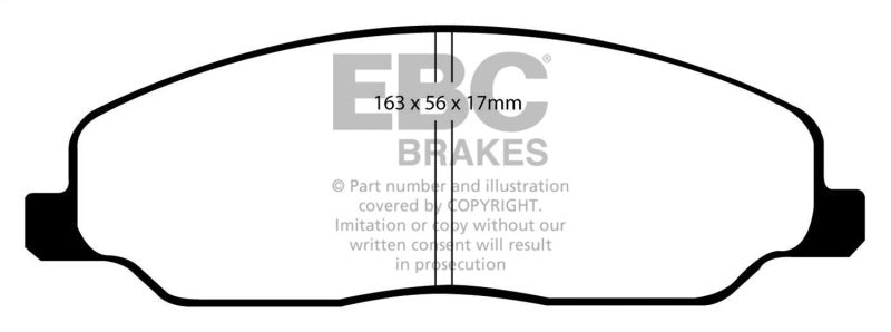 EBC BlueStuff Front Brake Pads - DP51740NDX EBC