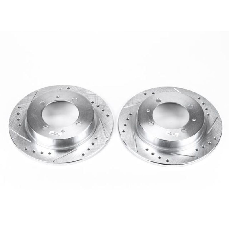 Power Stop 00-04 Volvo S40 Rear Evolution Drilled & Slotted Rotors - Pair PowerStop