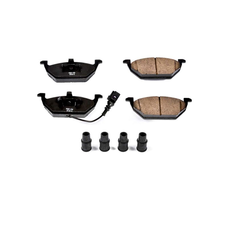 Power Stop 98-06 Volkswagen Beetle Front Z17 Evolution Ceramic Brake Pads w/Hardware PowerStop