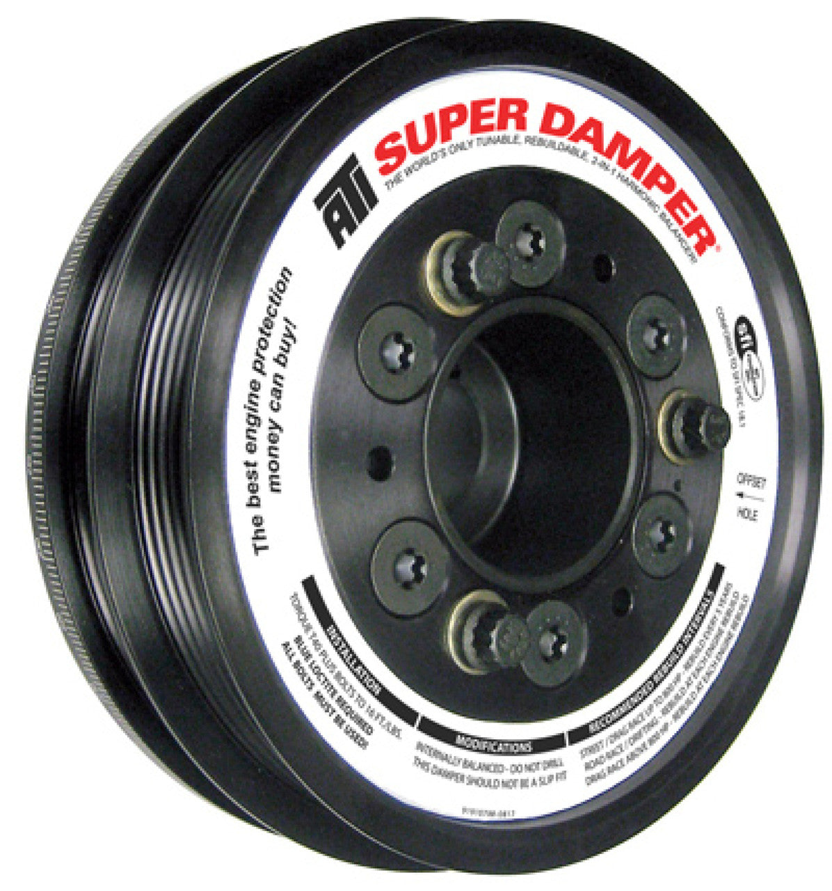 ATI Shell - Out - 6.10 - Alum - 3 Ring 5 & 4 Grv Acura NSX ATI916793