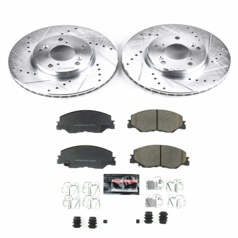 Power Stop 2019 Honda Insight Front Z23 Evolution Sport Brake Kit PowerStop