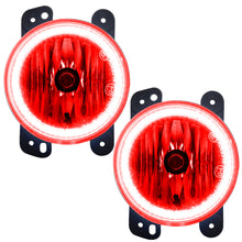 Load image into Gallery viewer, Oracle Lighting 10-15 Jeep Wrangler JK Pre-Assembled LED Halo Fog Lights -Red