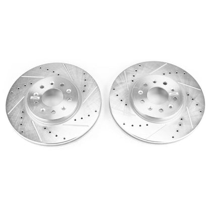 Power Stop 16-18 Buick Envision Front Evolution Drilled & Slotted Rotors - Pair PowerStop