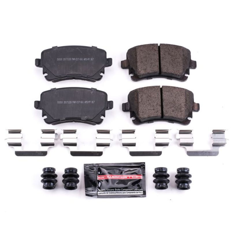 Power Stop 05-11 Audi A6 Quattro Rear Z23 Evolution Sport Brake Pads w/Hardware PowerStop