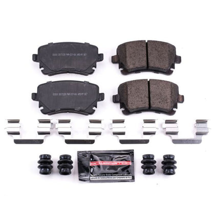 Power Stop 05-11 Audi A6 Quattro Rear Z23 Evolution Sport Brake Pads w/Hardware PowerStop