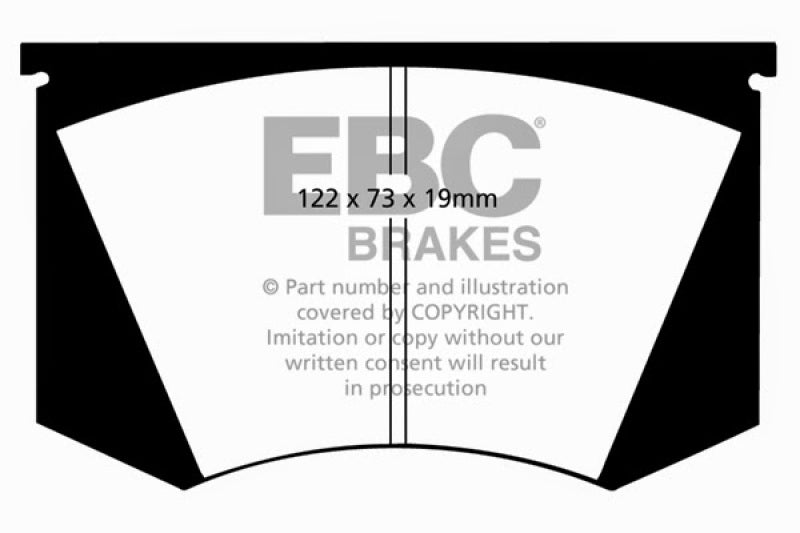 EBC RedStuff Front Brake Pads - DP3223C EBC