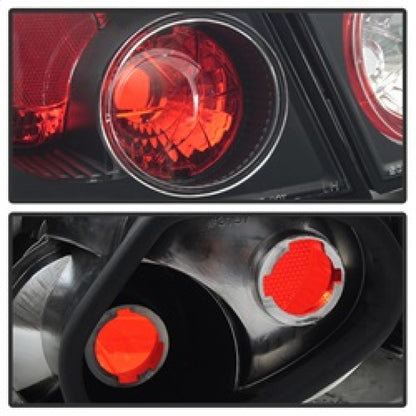 Spyder Toyota Corolla 03-08 Euro Style Tail Lights Black ALT-YD-TC03-BK SPYDER