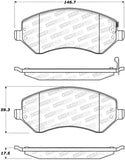 StopTech Street Disc Brake Pads - 305.08560