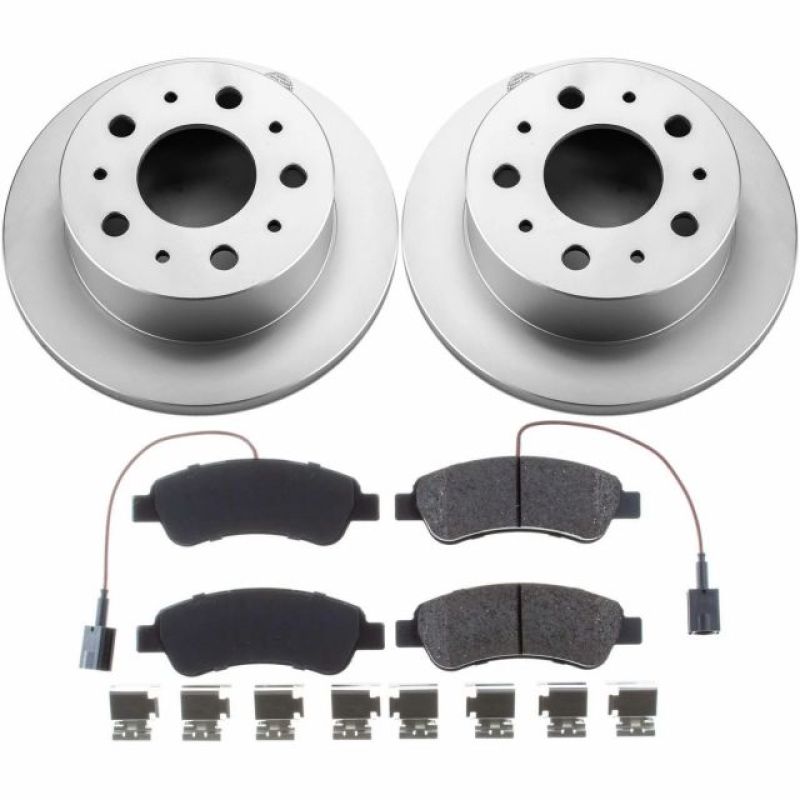 Power Stop 14-19 Ram ProMaster 1500 Rear Z17 Evolution Geomet Coated Brake Kit PowerStop