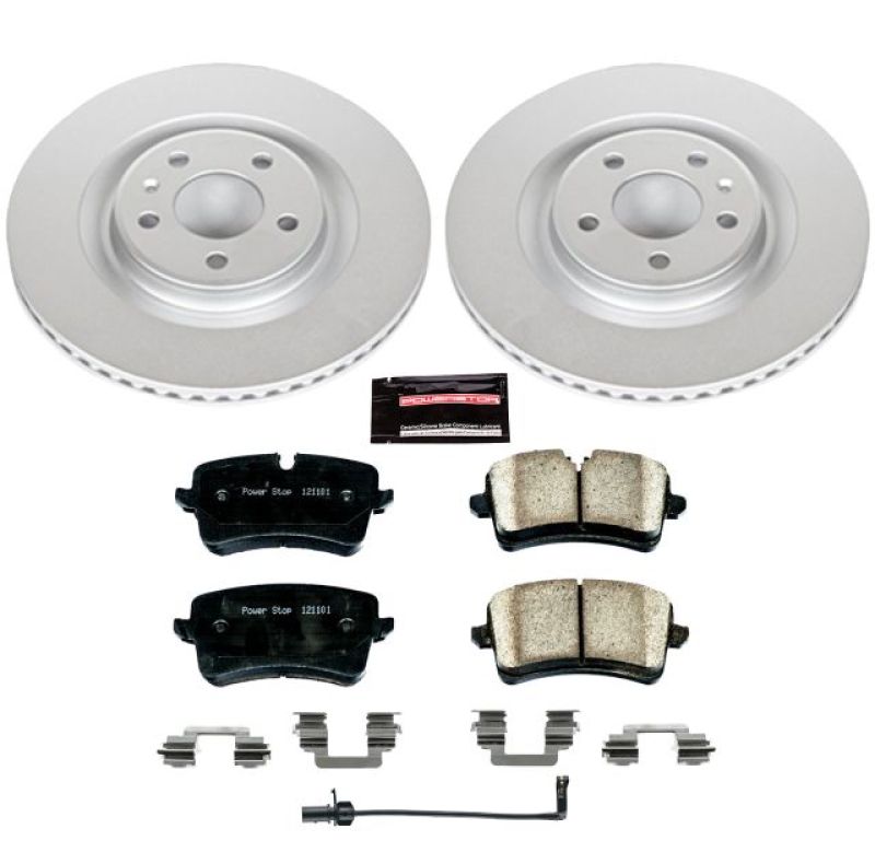 Power Stop 14-18 Audi A6 Rear Z23 Evolution Sport Coated Brake Kit PowerStop