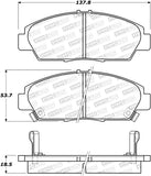 StopTech Premium Ceramic Rear Brake Pads - 308.05680