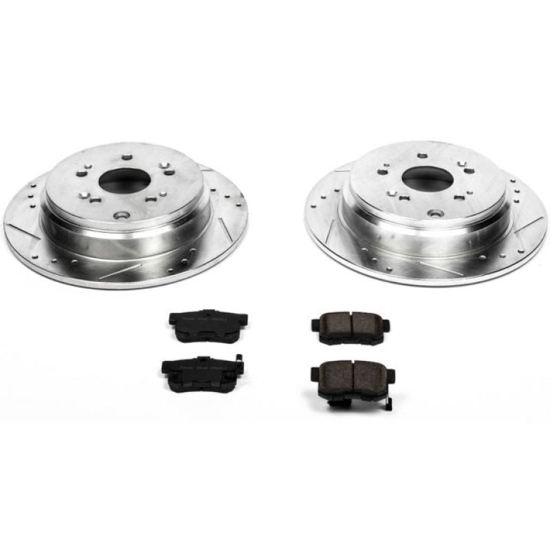 Power Stop 07-09 Acura RDX Rear Z23 Evolution Sport Brake Kit PowerStop