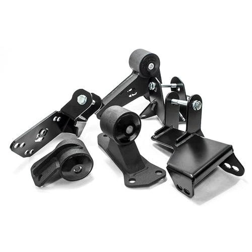 Innovative 96-00 Civic K-Series Black Steel Mounts 75A Bushings (EG/DC Subframe)