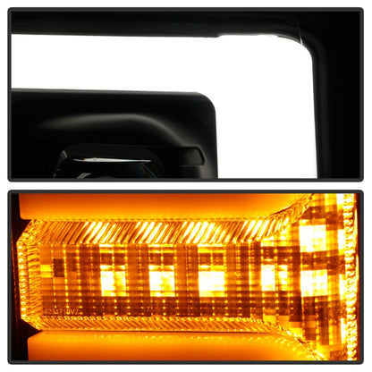 Spyder Ford F-250/F-350/F450 Super Duty 17-18 Projector Headlights Black PRO-YD-FS17-SBSEQ-BK SPYDER