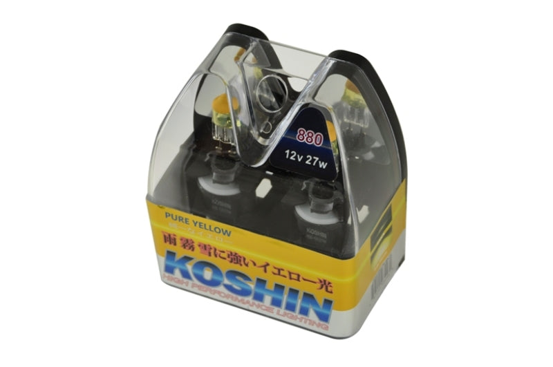 Xtune Koshin 880 Hyper Yellow Halogen Light Bulbs 12V 27W LB-KO-YELLOW-880YE SPYDER