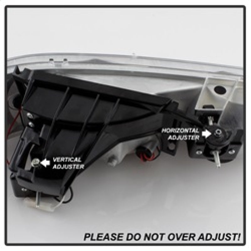 xTune Chevy Silverado 1500/2500 99-02 Bumper Projector Headlights - LED - Black PRO-JH-CSIL99-SET-BK SPYDER