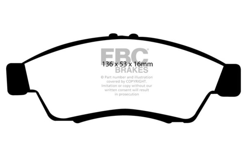 EBC GreenStuff Front Brake Pads - DP21390