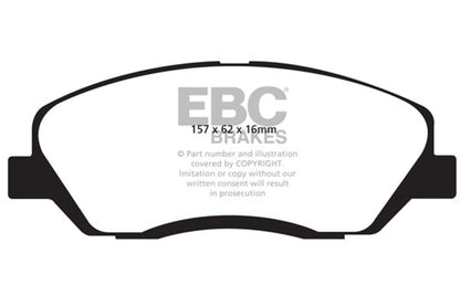 EBC YellowStuff Front Brake Pads - DP41783R EBC
