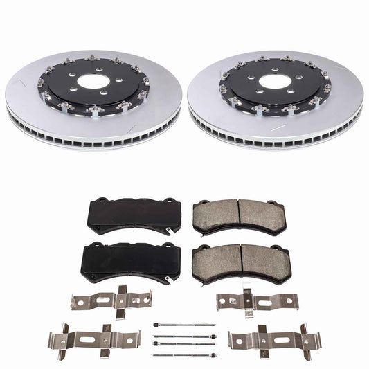 Power Stop 21-23 Dodge Charger Front Z17 Coated Brake Kit