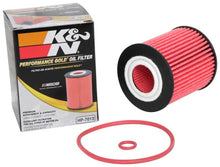 Load image into Gallery viewer, K&amp;N 07-09 Mazdaspeed3 Performance Gold Oil Filter (OEM style cartridge filter)