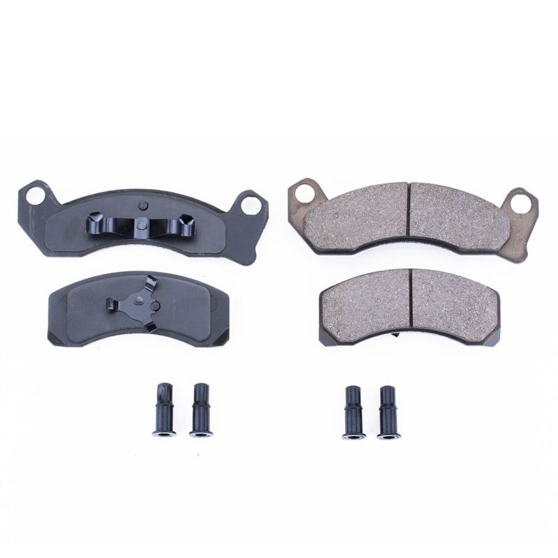 Power Stop 87-89 Ford Country Squire Front Z17 Evolution Ceramic Brake Pads w/Hardware PowerStop