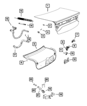 Load image into Gallery viewer, OEM MOPAR Bumper Cover Rivet (6512211AA) X1