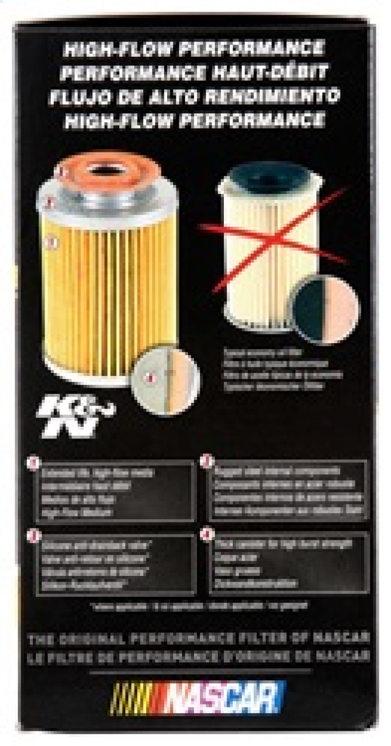 K&N Dodge Performance Gold Oil Filter K&N Engineering