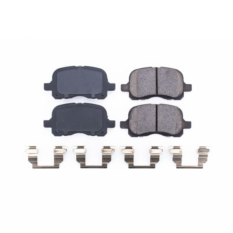 Power Stop 98-02 Chevrolet Prizm Front Z17 Evolution Ceramic Brake Pads w/Hardware PowerStop