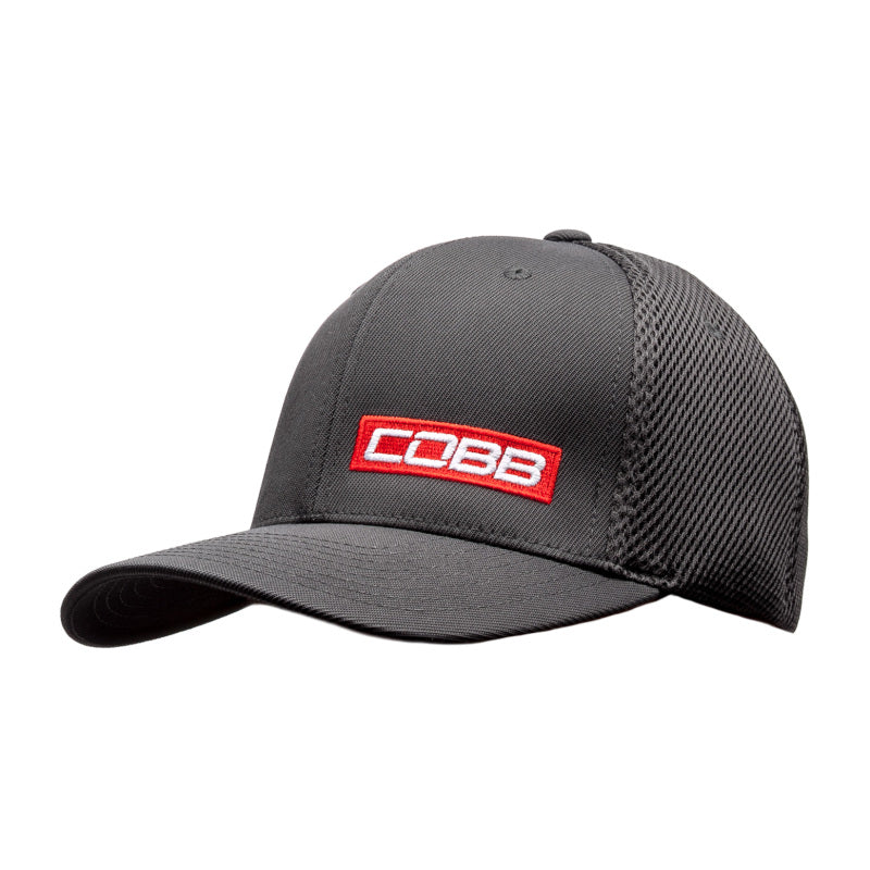 COBB Tuning FlexFit Ultrafibre Airmesh COBB Cap Red Bar - Small / Medium CO-CAP-ULTRA-RED-BAR-S-M