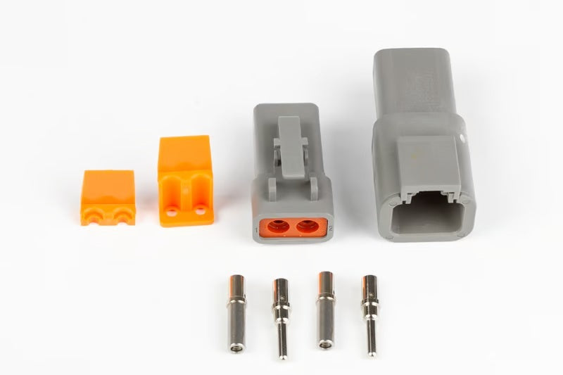 Haltech Matching Set of Deutsch DTP-2 Connectors (25 Amp) Plug & Pins