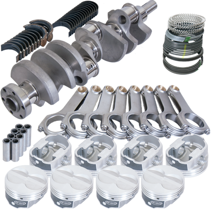 Eagle Ford 289/302 3.250in Crank 5.400in H-Beam -11cc Flat Top 4.060in Pistons Rotating Assembly