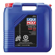 Load image into Gallery viewer, LIQUI MOLY 20L Motorbike Fork Oil SAE 5W Light