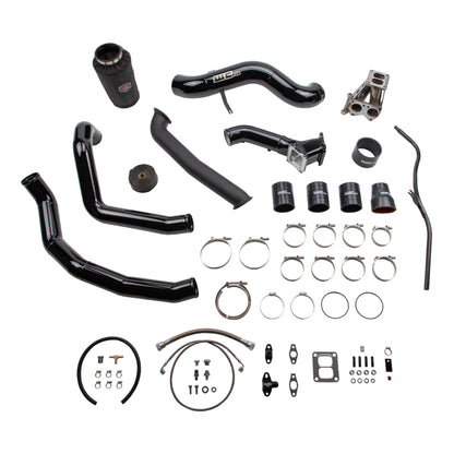 Wehrli 01-04 Chevrolet 6.6L LB7 Duramax S300 Turbo Install Kit (No Turbo) - WCFab Florescent Green