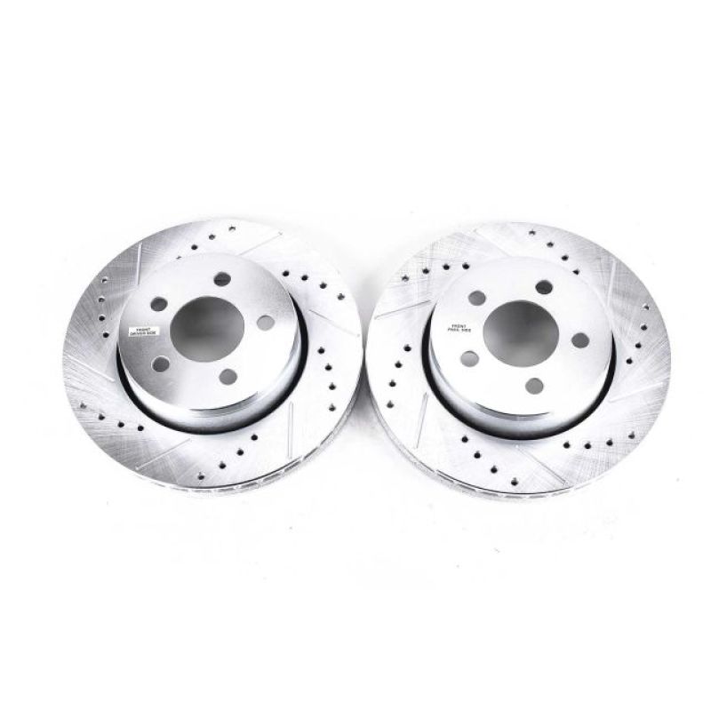 Power Stop 07-11 Dodge Nitro Front Evolution Drilled & Slotted Rotors - Pair PowerStop