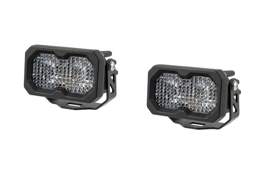 Diode Dynamics C2 2.0 Pro White Flood Standard RBL (pair)