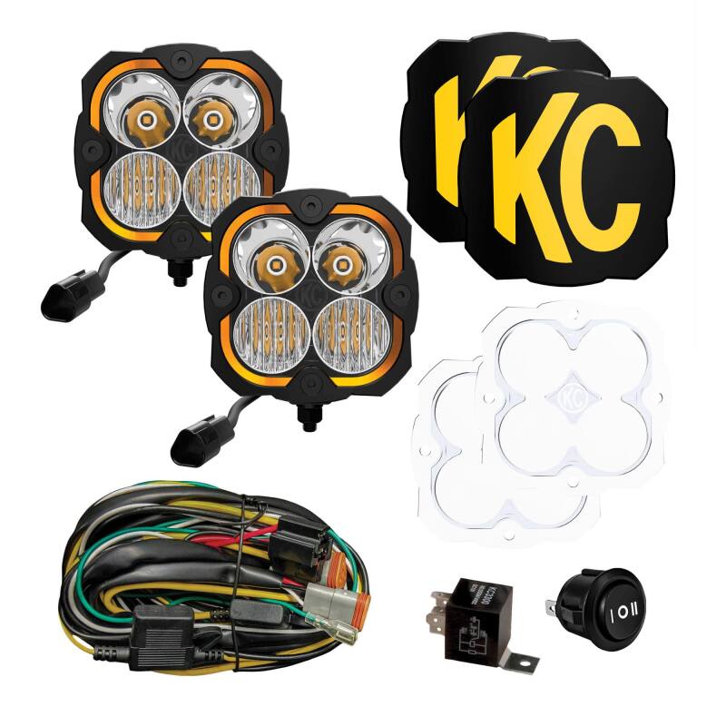 KC HiLiTES FLEX ERA 4 - 2-Light Master Kit KC HiLiTES