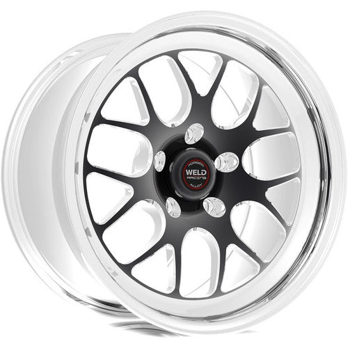 Weld S77HD 15x10 / 5x5.5 BP / 5.5in. BS Black Wheel (Med Pad) - Black Single Beadlock Conical