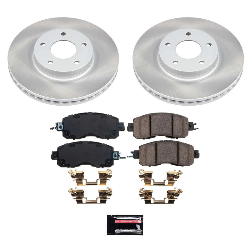 Power Stop 13-23 Nissan Altima Front Semi-Coated Rotor Kit PowerStop