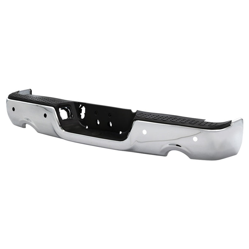 xTune 09-18 Dodge Ram 1500 OEM Style Steel Rear Bumper - Chrome (RB-DR09-SET-DEWS-C) SPYDER