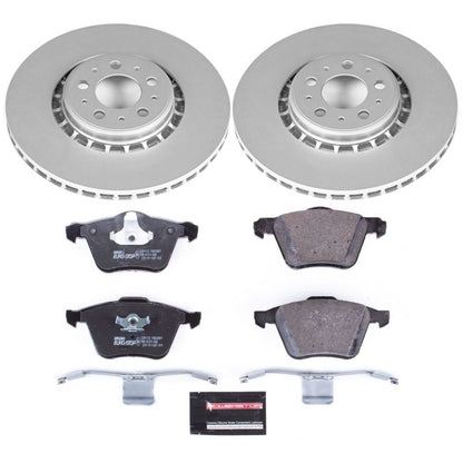 Power Stop 03-14 Volvo XC90 Front Euro-Stop Brake Kit PowerStop